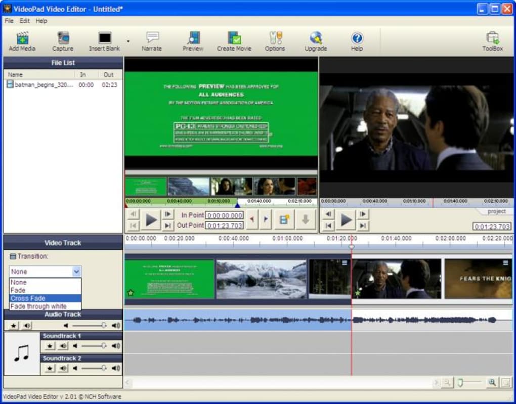 videopad video editor free trial